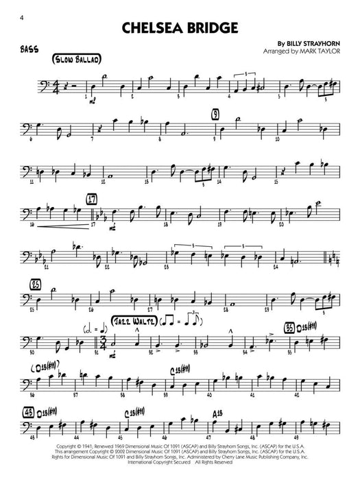 Duke Ellington - Bass Big Band Play-Along Volume 3 艾靈頓 大樂隊 | 小雅音樂 Hsiaoya Music