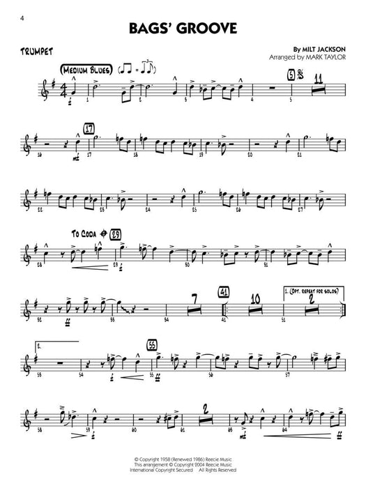 Jazz Classics - Trumpet Big Band Play-Along Volume 4 爵士音樂 小號大樂隊 | 小雅音樂 Hsiaoya Music