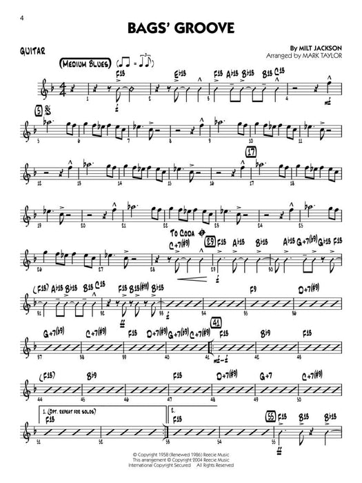 Jazz Classics - Guitar Big Band Play-Along Volume 4 爵士音樂 吉他大樂隊 | 小雅音樂 Hsiaoya Music