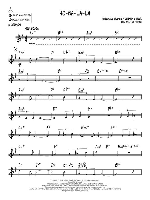 Bossa Nova Classics Jazz Play-Along Volume 84 爵士音樂 | 小雅音樂 Hsiaoya Music