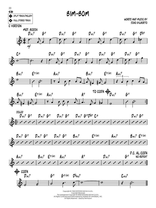 Bossa Nova Classics Jazz Play-Along Volume 84 爵士音樂 | 小雅音樂 Hsiaoya Music