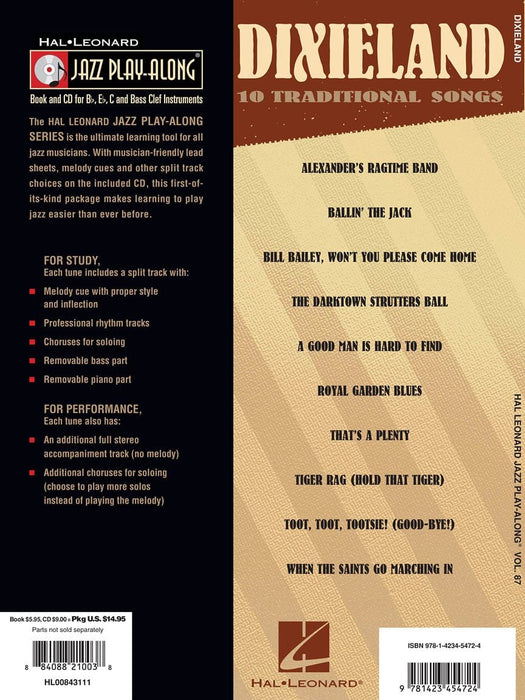 Dixieland Jazz Play-Along Volume 87 狄克西蘭爵士樂 | 小雅音樂 Hsiaoya Music