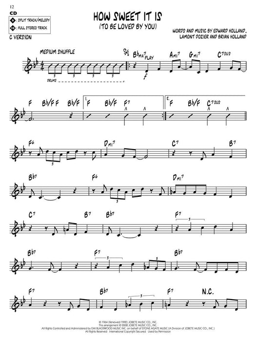 Motown Classics Jazz Play-Along Volume 107 爵士音樂 | 小雅音樂 Hsiaoya Music