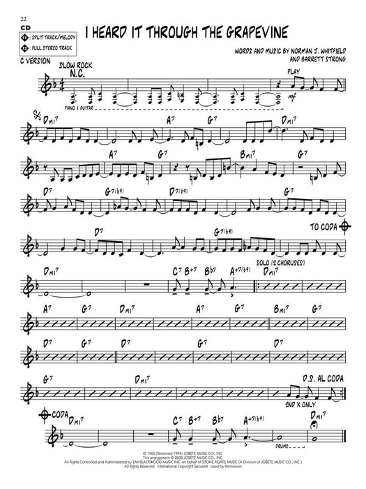 Motown Classics Jazz Play-Along Volume 107 爵士音樂 | 小雅音樂 Hsiaoya Music