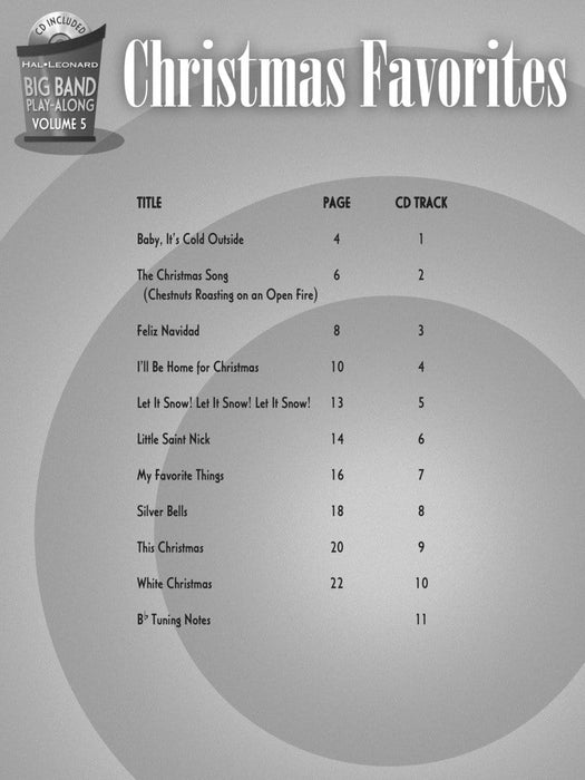 Christmas Favorites - Bass Big Band Play-Along Volume 5 大樂隊 | 小雅音樂 Hsiaoya Music