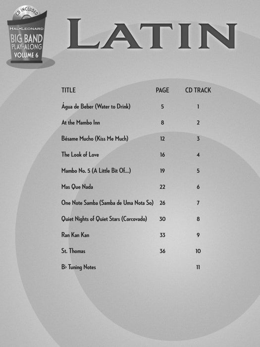 Latin - Piano Big Band Play-Along Volume 6 鋼琴大樂隊 | 小雅音樂 Hsiaoya Music