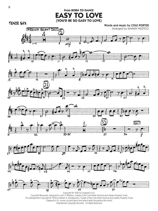 Standards - Tenor Sax Big Band Play-Along Volume 7 大樂隊 | 小雅音樂 Hsiaoya Music