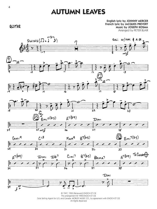 Standards - Guitar Big Band Play-Along Volume 7 吉他大樂隊 | 小雅音樂 Hsiaoya Music