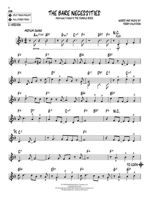 Disney Favorites Jazz Play-Along Volume 93 爵士音樂 | 小雅音樂 Hsiaoya Music