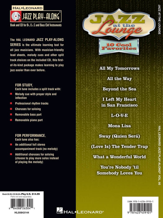 Jazz at the Lounge Jazz Play-Along Volume 95 爵士音樂 爵士音樂 | 小雅音樂 Hsiaoya Music