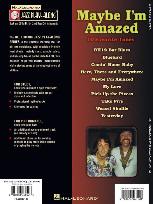 Maybe I'm Amazed Jazz Play-Along Volume 97 爵士音樂 | 小雅音樂 Hsiaoya Music