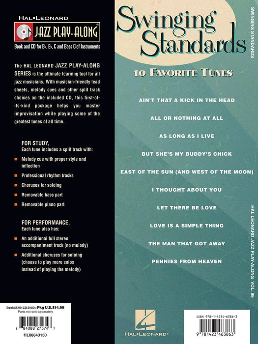 Swinging Standards Jazz Play-Along Volume 99 爵士音樂 | 小雅音樂 Hsiaoya Music