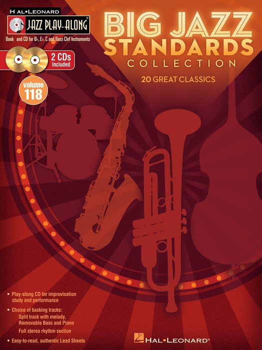 Big Jazz Standards Collection Jazz Play-Along Volume 118 爵士音樂 爵士音樂 | 小雅音樂 Hsiaoya Music