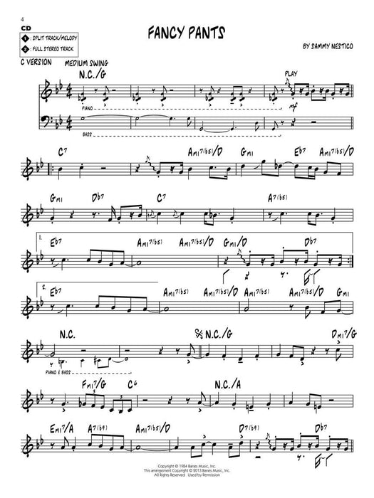 Sammy Nestico Jazz Play-Along Volume 125 爵士音樂 | 小雅音樂 Hsiaoya Music