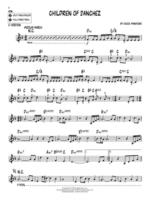 Chuck Mangione Jazz Play-Along Volume 127 爵士音樂 | 小雅音樂 Hsiaoya Music