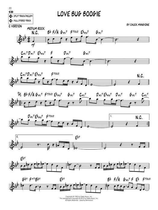 Chuck Mangione Jazz Play-Along Volume 127 爵士音樂 | 小雅音樂 Hsiaoya Music