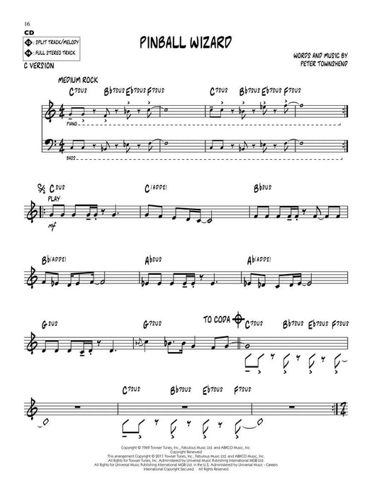 Jazz Covers Rock Jazz Play-Along Volume 158 爵士音樂 爵士音樂 | 小雅音樂 Hsiaoya Music