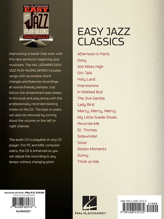 Easy Jazz Classics Easy Jazz Play-Along Volume 3 爵士音樂 爵士音樂 | 小雅音樂 Hsiaoya Music