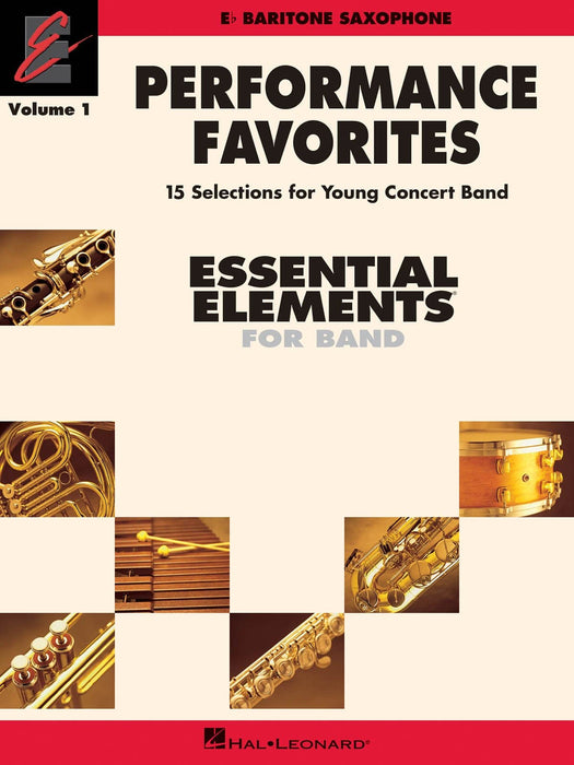 Performance Favorites, Vol. 1 - Baritone Saxophone Correlates with Book 2 of Essential Elements for Band 薩氏管 | 小雅音樂 Hsiaoya Music