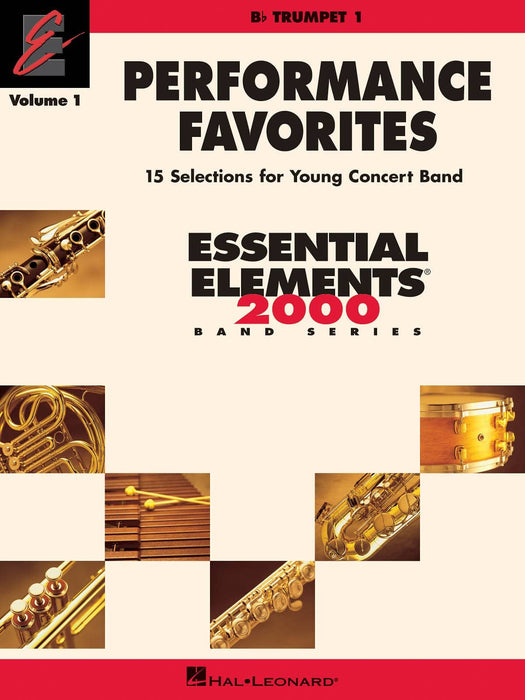 Performance Favorites, Vol. 1 - Trumpet 1 Correlates with Book 2 of Essential Elements for Band 小號 | 小雅音樂 Hsiaoya Music