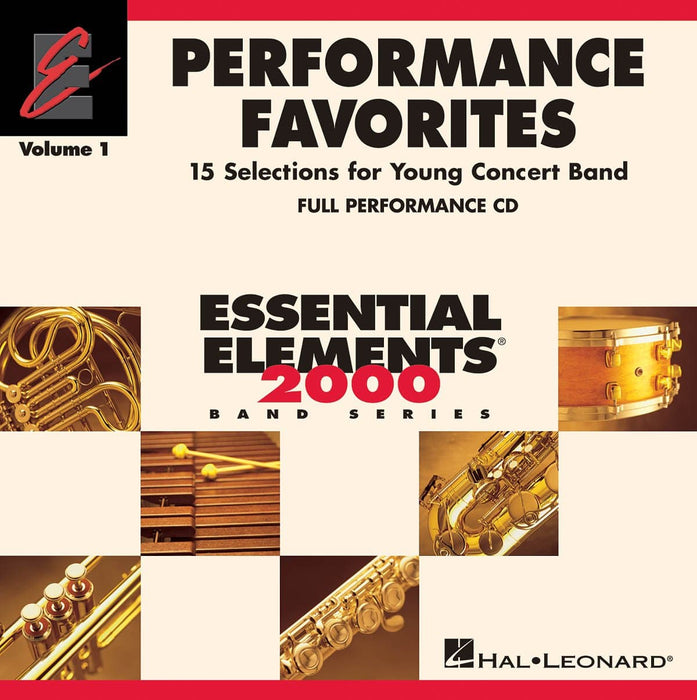 Performance Favorites, Vol. 1 - Full Performance CD Correlates with Book 2 of Essential Elements for Band | 小雅音樂 Hsiaoya Music