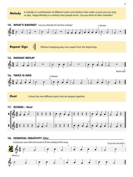 Essential Elements for Recorder Classroom Method - Student Book 1 | 小雅音樂 Hsiaoya Music