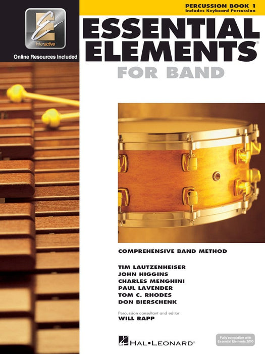 Essential Elements for Band - Percussion/Keyboard Percussion Book 1 with EEi | 小雅音樂 Hsiaoya Music