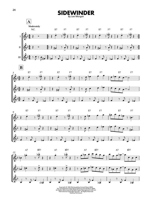 Jazz Classics Essential Elements Guitar Ensembles - Late Intermediate Level 爵士音樂 吉他 | 小雅音樂 Hsiaoya Music