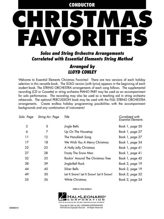 Essential Elements Christmas Favorites for Strings | 小雅音樂 Hsiaoya Music