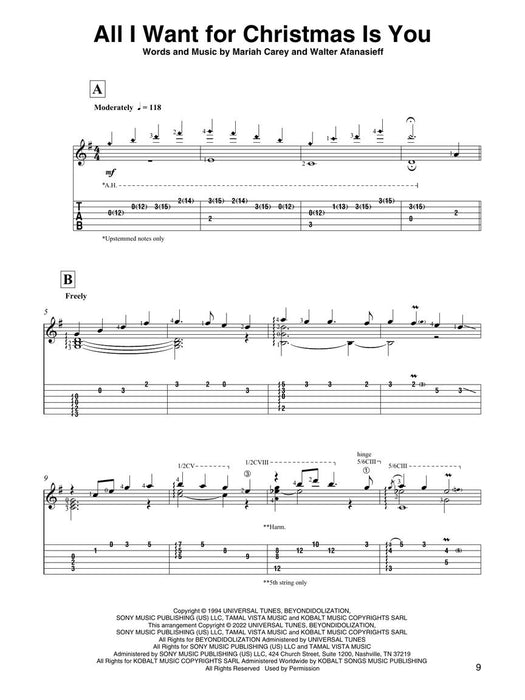 Christmas Songs for Solo Classical Guitar 吉他 古典 歌 | 小雅音樂 Hsiaoya Music