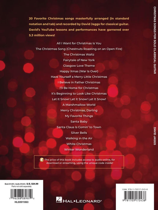 Christmas Songs for Solo Classical Guitar 吉他 古典 歌 | 小雅音樂 Hsiaoya Music