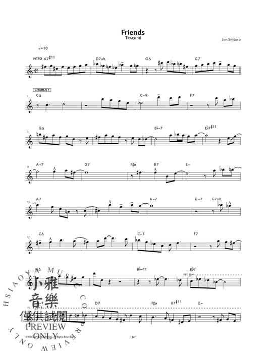 Jazz Conception: Tenor Saxophone 21 Solo Etudes for Jazz Phrasing, Interpretation, and Improvisation 薩氏管 獨奏 練習曲 爵士音樂詮釋即興演奏 | 小雅音樂 Hsiaoya Music