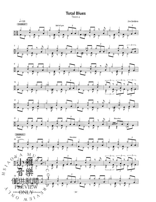 Jazz Conception: Drums 21 Complete Transcriptions as Played by Kenny Washington + 21 Lead Sheets 爵士音樂 | 小雅音樂 Hsiaoya Music