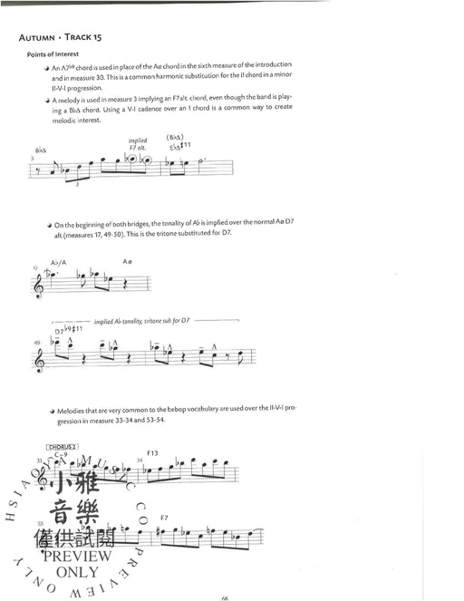 Jazz Conception: Study Guide A Manual for Teachers and for Self-Study 爵士音樂 | 小雅音樂 Hsiaoya Music