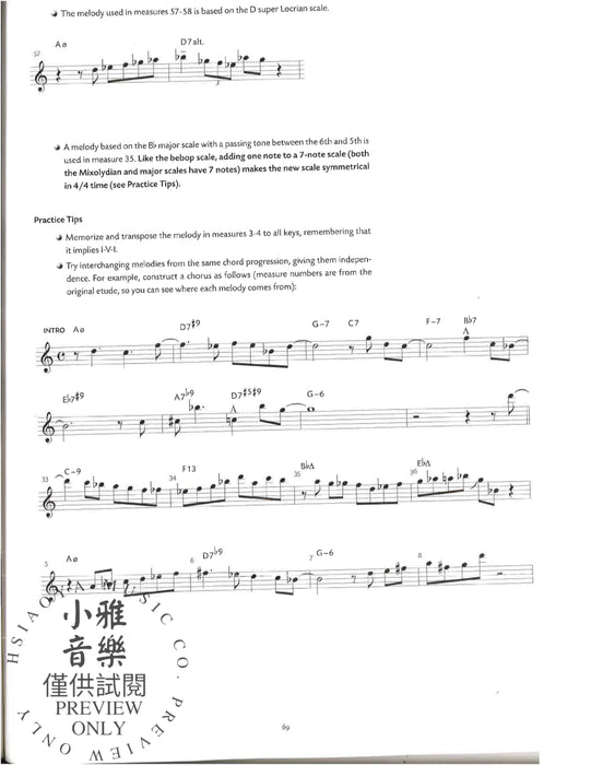 Jazz Conception: Study Guide A Manual for Teachers and for Self-Study 爵士音樂 | 小雅音樂 Hsiaoya Music