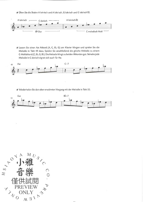 Jazz Conception: Handbuch Ein Handbuch für Lehrer und zum Selbststudium 爵士音樂 | 小雅音樂 Hsiaoya Music