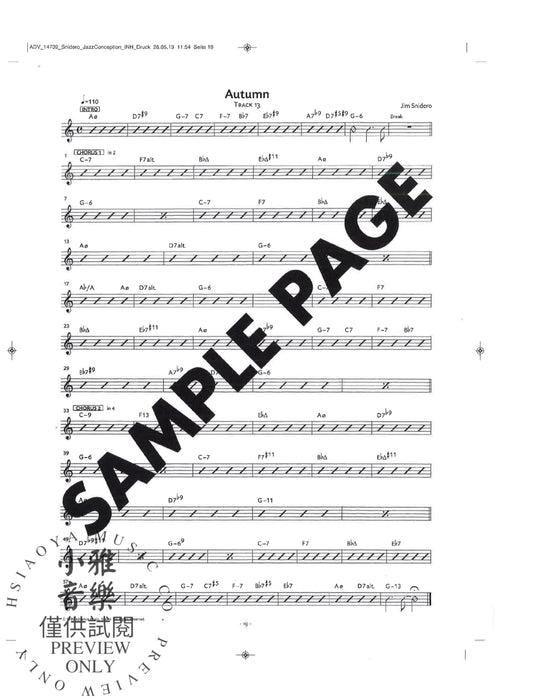 Jazz Conception: Piano Comping 21 Complete Transcriptions as Played by Mike LeDonne + 21 Lead Sheets 爵士音樂 鋼琴 | 小雅音樂 Hsiaoya Music