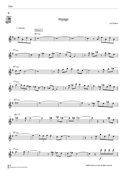 Intermediate Jazz Conception: Flute 15 Great Solo Etudes 爵士音樂 長笛 獨奏 練習曲 | 小雅音樂 Hsiaoya Music