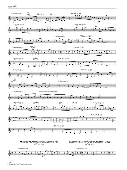 Intermediate Jazz Conception: Piano 15 Great Solo Etudes 爵士音樂 鋼琴 獨奏 練習曲 | 小雅音樂 Hsiaoya Music