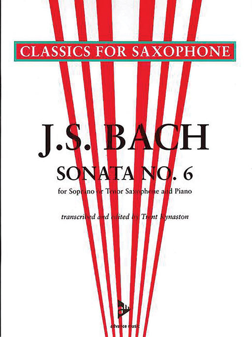 Sonata No. 6 A Major BWV 1035 For Soprano or Tenor Saxophone and Piano 巴赫約翰‧瑟巴斯提安 奏鳴曲 薩氏管 鋼琴 | 小雅音樂 Hsiaoya Music