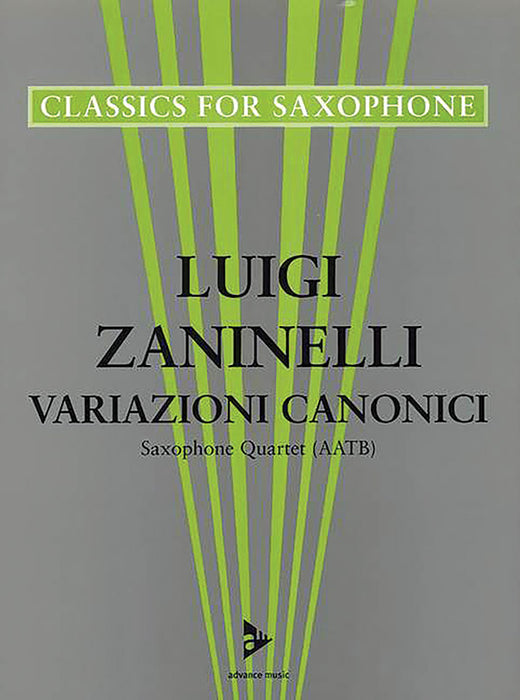 Variazioni Canonici (Thema und fünf Variationen) 詠唱調 卡農曲 詠唱調 | 小雅音樂 Hsiaoya Music