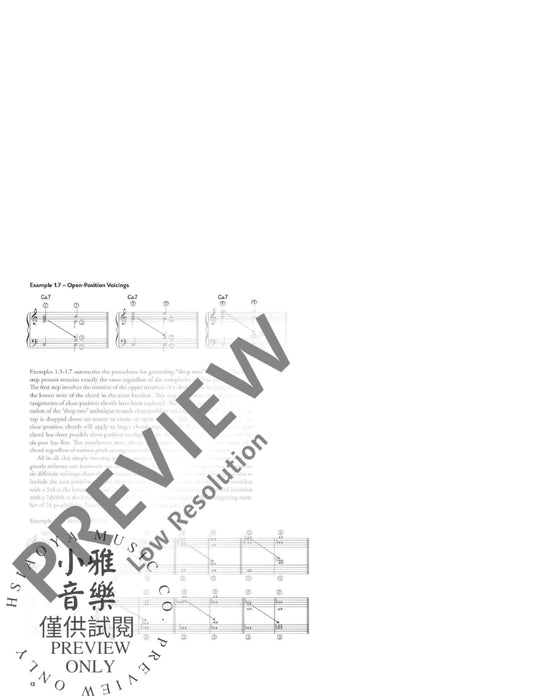 Jazz Voicings for Piano: The Complete Linear Approach Part I: The "Drop Two" Harmonic Technique 爵士音樂 鋼琴 | 小雅音樂 Hsiaoya Music