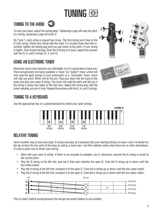 Hal Leonard Bass Method Book 1 - Deluxe Beginner Edition Audio & Video Access Included | 小雅音樂 Hsiaoya Music