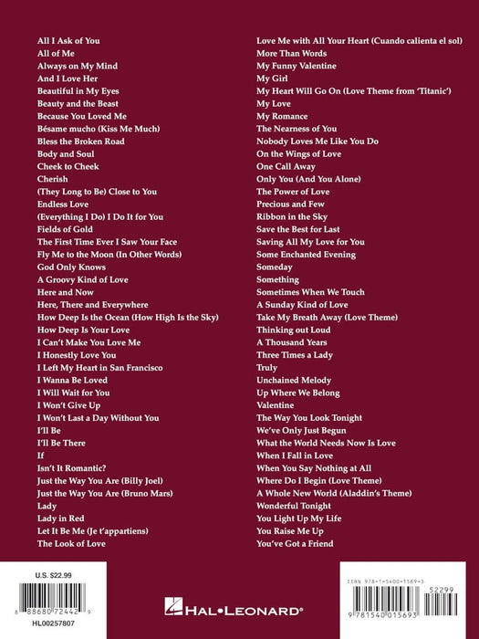 The Big Book of Love Songs - 3rd Edition | 小雅音樂 Hsiaoya Music