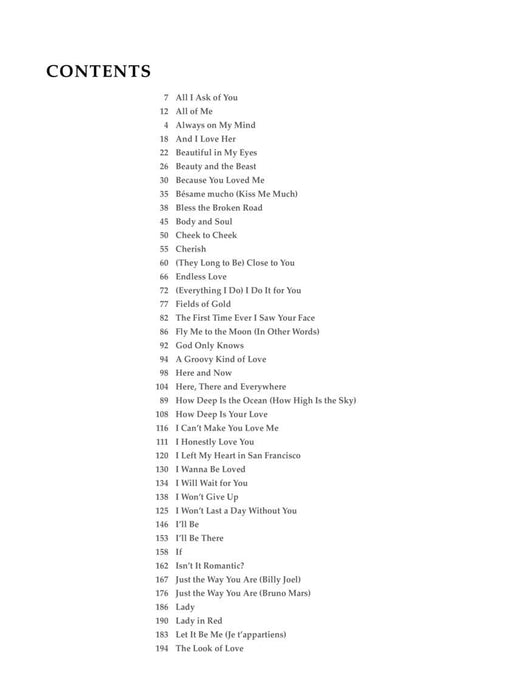 The Big Book of Love Songs - 3rd Edition | 小雅音樂 Hsiaoya Music