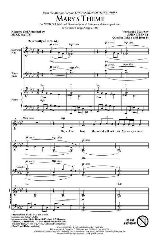 Mary's Theme (from The Passion of The Christ) 主題 受難曲 | 小雅音樂 Hsiaoya Music