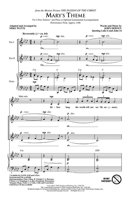 Mary's Theme (from The Passion of The Christ) 主題 受難曲 | 小雅音樂 Hsiaoya Music