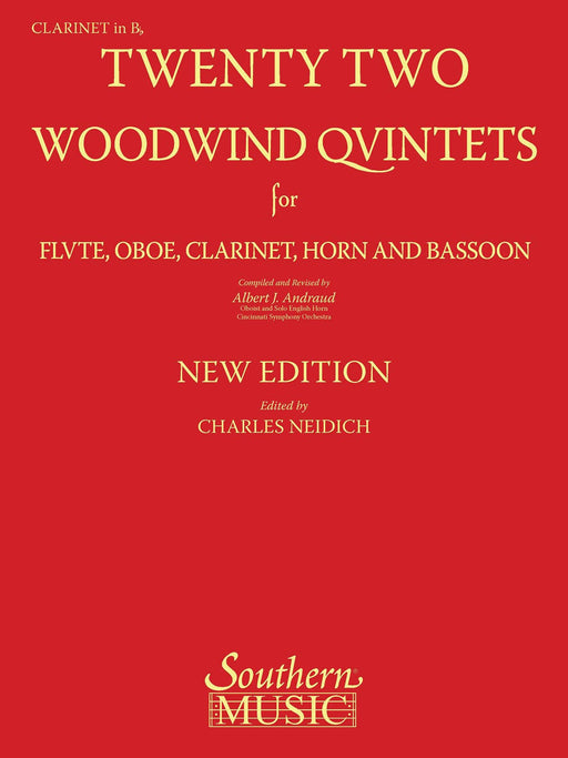 22 Woodwind Quintets - New Edition Clarinet Part 木管五重奏 | 小雅音樂 Hsiaoya Music