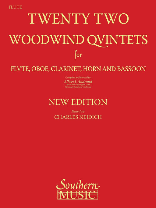 22 Woodwind Quintets - New Edition Flute Part 長笛 木管五重奏 | 小雅音樂 Hsiaoya Music