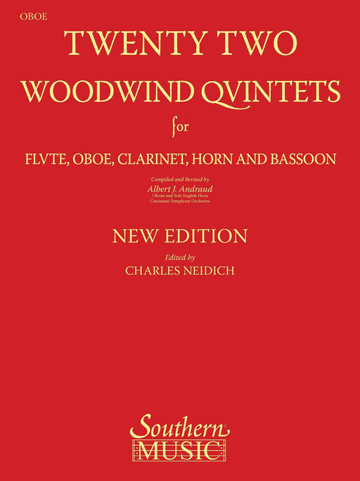 22 Woodwind Quintets - New Edition Oboe Part 雙簧管 木管五重奏 | 小雅音樂 Hsiaoya Music